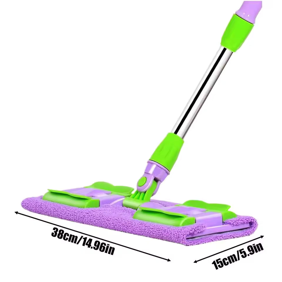 Mop płaski SmartWipe™ z wielorazowymi, zmywalnymi chusteczkami