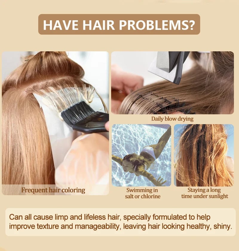 Maska do włosów PURE™ Keratin | Lśniące i zdrowe włosy w kilka sekund! (1+1 GRATIS)