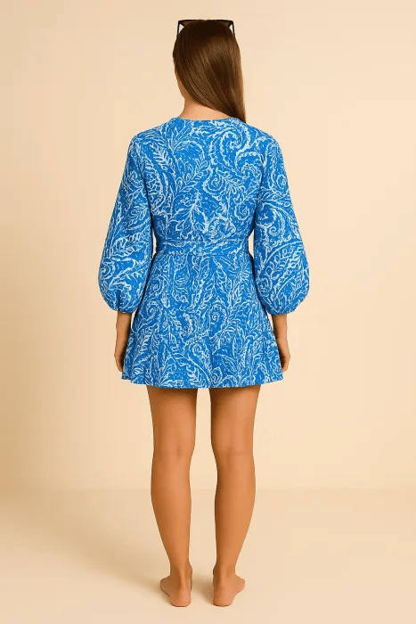 Sukienka mini boho Venera Nesci™ z paskiem