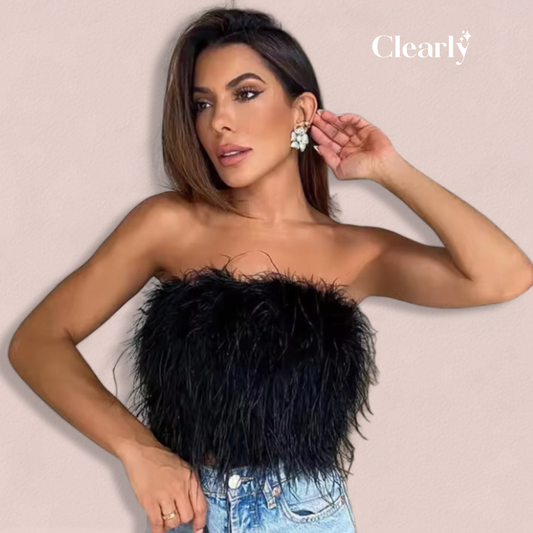 Olga Tella™ Modny puszysty top