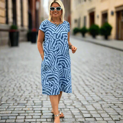 Sukienka Colomba Lillo™ Boho Vintage Casual z nadrukiem