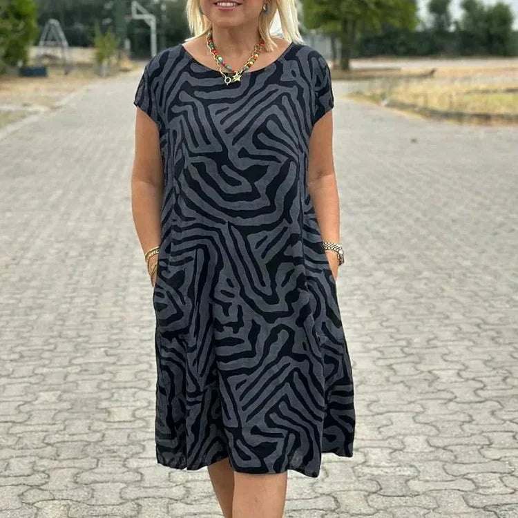 Sukienka Colomba Lillo™ Boho Vintage Casual z nadrukiem