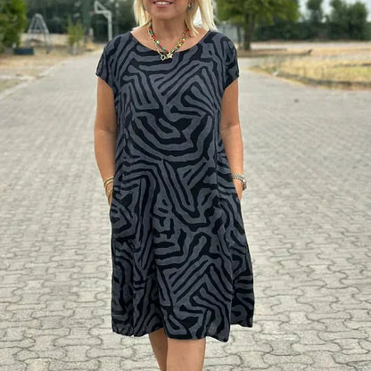 Sukienka Colomba Lillo™ Boho Vintage Casual z nadrukiem