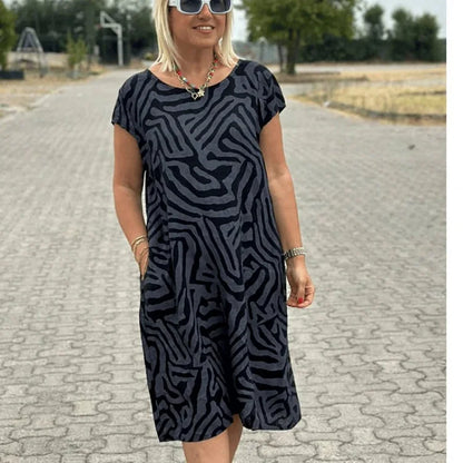 Sukienka Colomba Lillo™ Boho Vintage Casual z nadrukiem