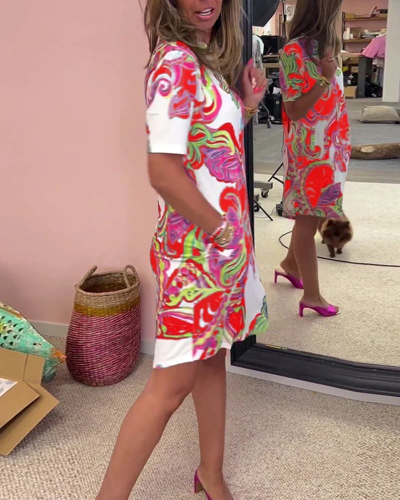 Sukienka Dianora Testa™ Fashion z nadrukiem