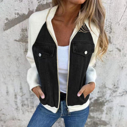 Elide Irene™ Stylowa kurtka jeansowa