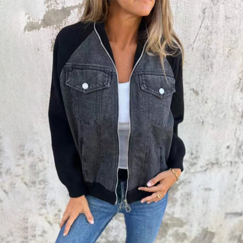 Elide Irene™ Stylowa kurtka jeansowa
