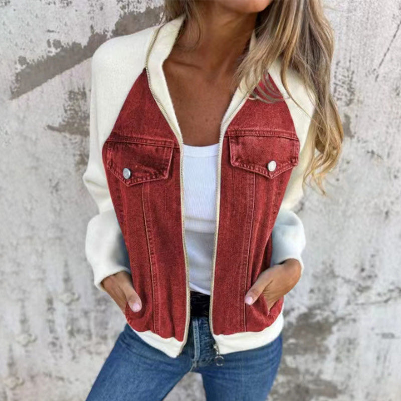 Elide Irene™ Stylowa kurtka jeansowa