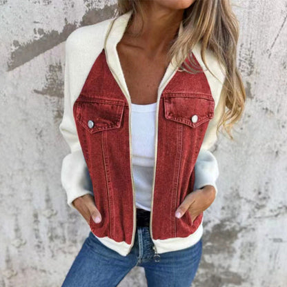 Elide Irene™ Stylowa kurtka jeansowa