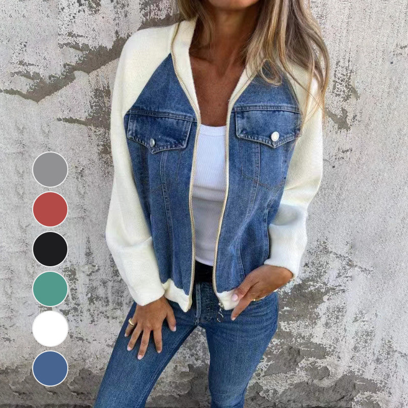 Elide Irene™ Stylowa kurtka jeansowa