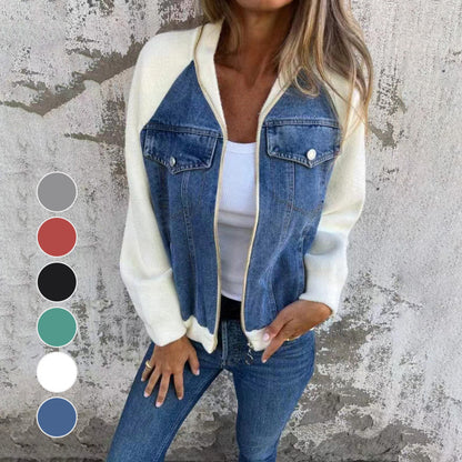 Elide Irene™ Stylowa kurtka jeansowa