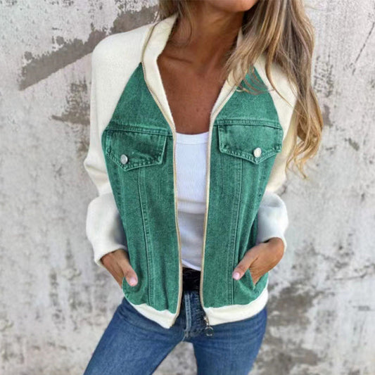 Elide Irene™ Stylowa kurtka jeansowa