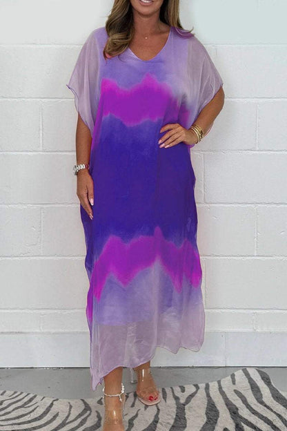 Sukienka Foca Morganti™ Maxi z efektem dip dye