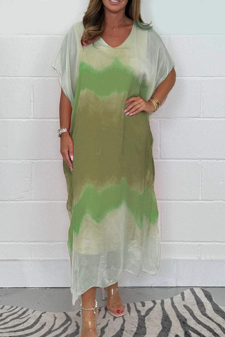 Sukienka Foca Morganti™ Maxi z efektem dip dye