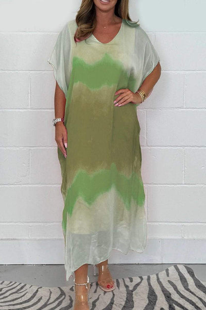 Sukienka Foca Morganti™ Maxi z efektem dip dye