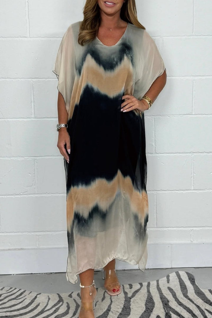 Sukienka Foca Morganti™ Maxi z efektem dip dye