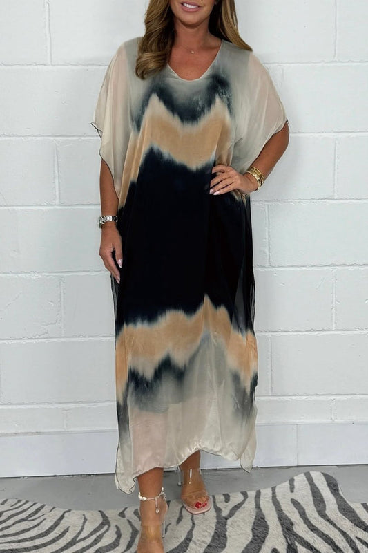Sukienka Foca Morganti™ Maxi z efektem dip dye