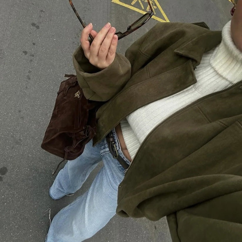 Kurtka zamszowa Galatea Martone™ Oversized