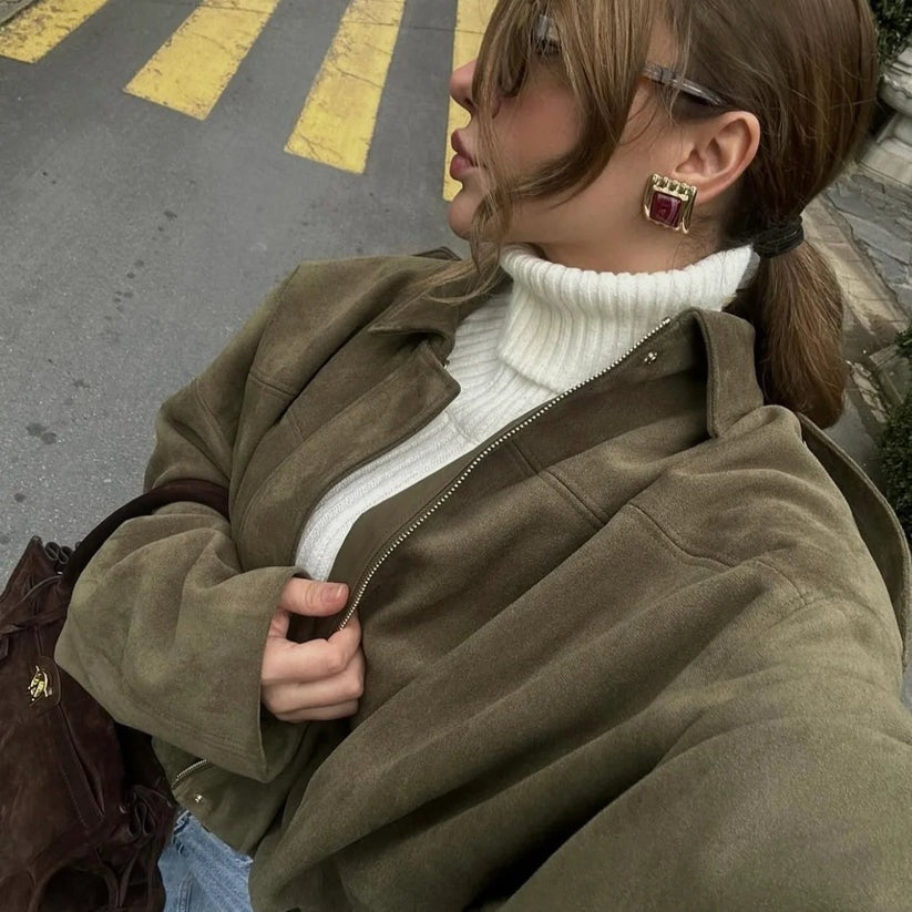 Kurtka zamszowa Galatea Martone™ Oversized