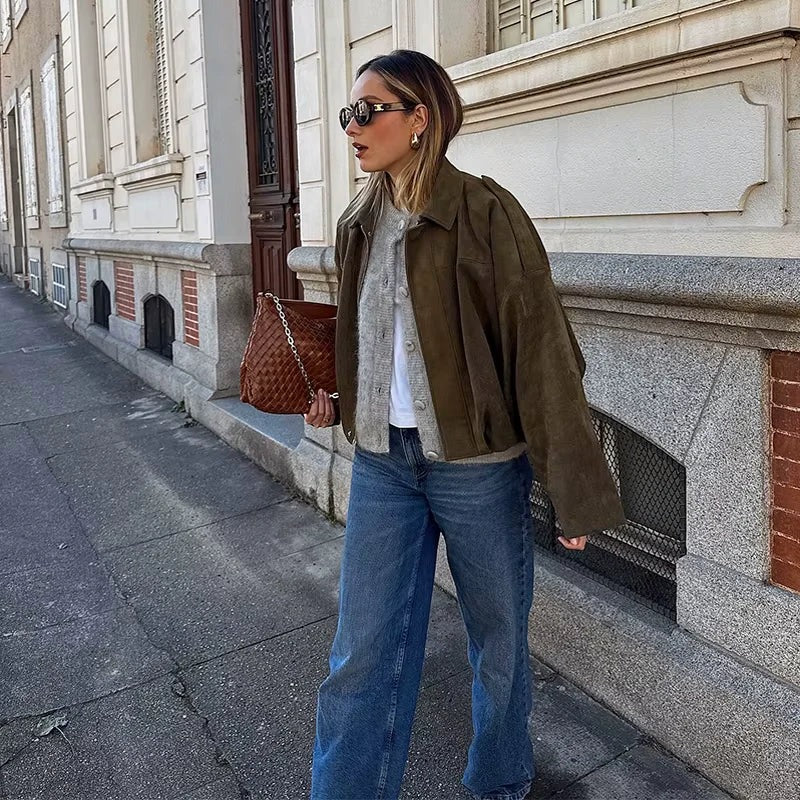 Kurtka zamszowa Galatea Martone™ Oversized