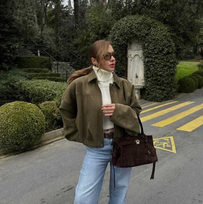 Kurtka zamszowa Galatea Martone™ Oversized