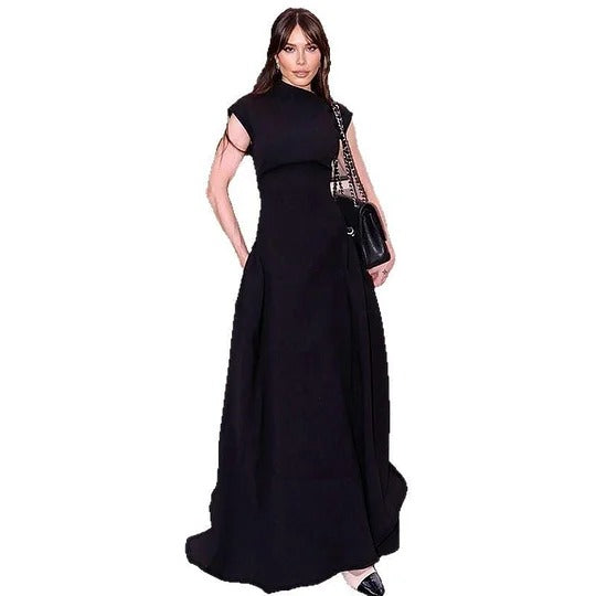 Gloria Paoletti™ Elegancka sukienka bez rękawów z nieregularnym dekoltem
