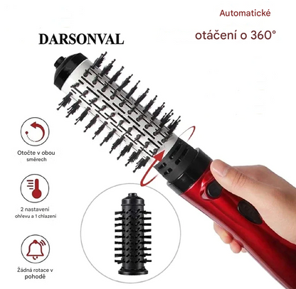 Hair Glam™️ 3 w 1 szczotka obrotowa, stylizator i suszarka do włosów