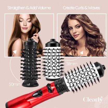 Hair Glam™️ 3 w 1 szczotka obrotowa, stylizator i suszarka do włosów