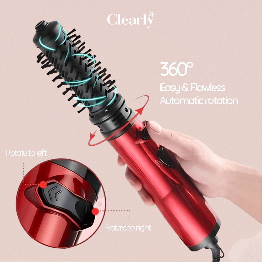Hair Glam™️ 3 w 1 szczotka obrotowa, stylizator i suszarka do włosów