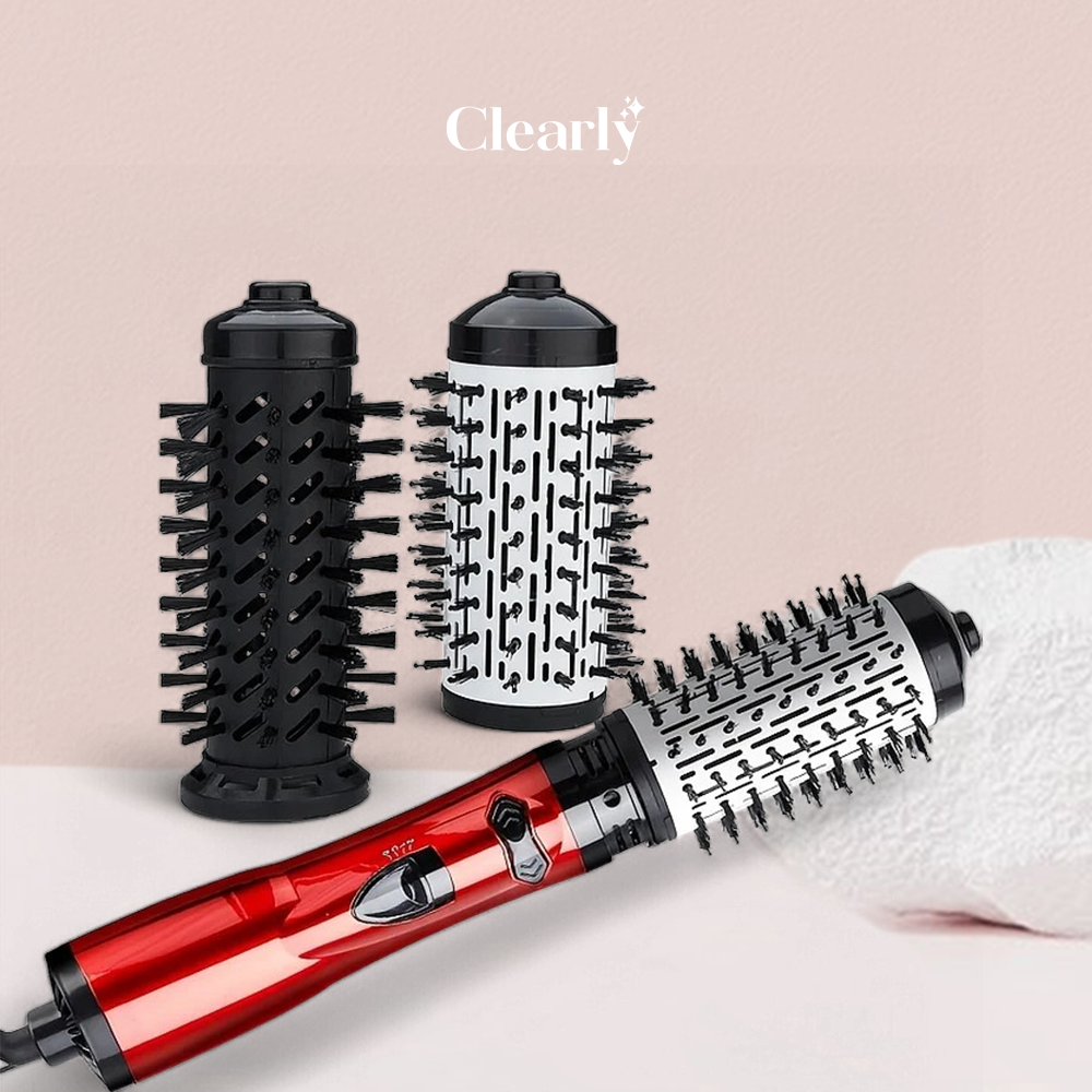 Hair Glam™️ 3 w 1 szczotka obrotowa, stylizator i suszarka do włosów