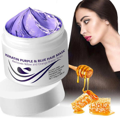 KeraGlow™ Keratinowa maska do włosów fioletowych