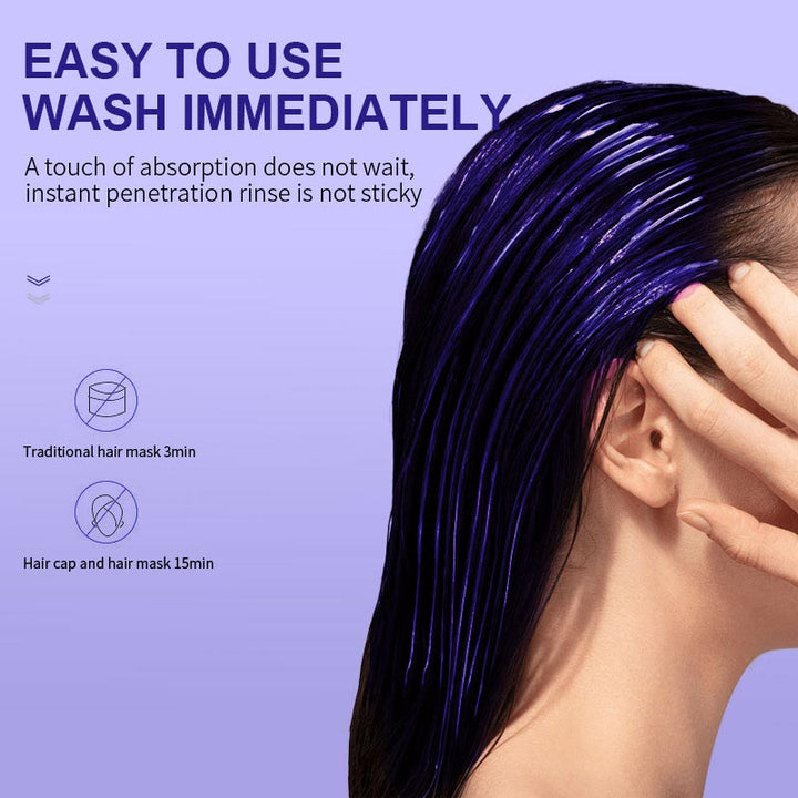 KeraGlow™ Keratinowa maska do włosów fioletowych