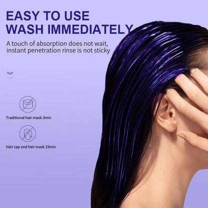 KeraGlow™ Keratinowa maska do włosów fioletowych