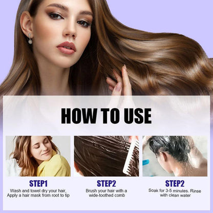 KeraGlow™ Keratinowa maska do włosów fioletowych
