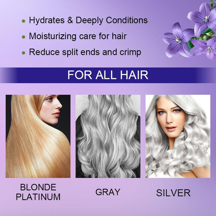 KeraGlow™ Keratinowa maska do włosów fioletowych