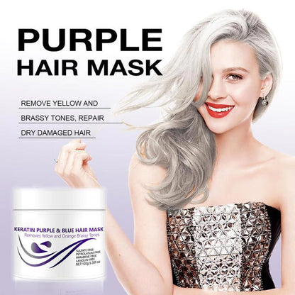 KeraGlow™ Keratinowa maska do włosów fioletowych