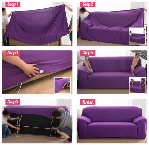 MonoCover™ Elastyczny, magiczny pokrowiec na sofę