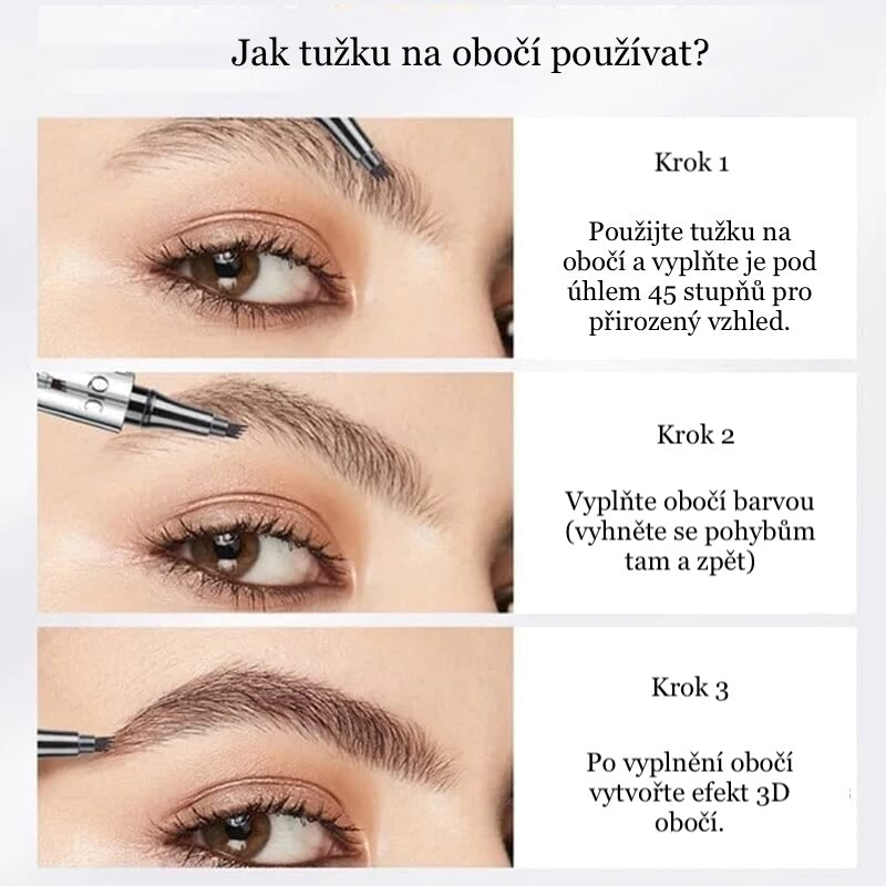QIC Eyebrow™️ Wodoodporny ołówek do brwi 3D