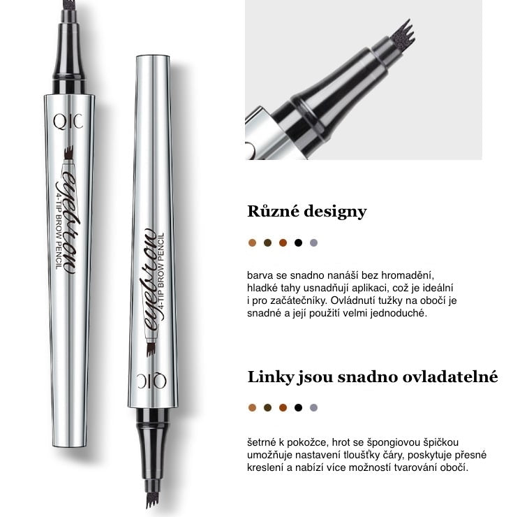 QIC Eyebrow™️ Wodoodporny ołówek do brwi 3D