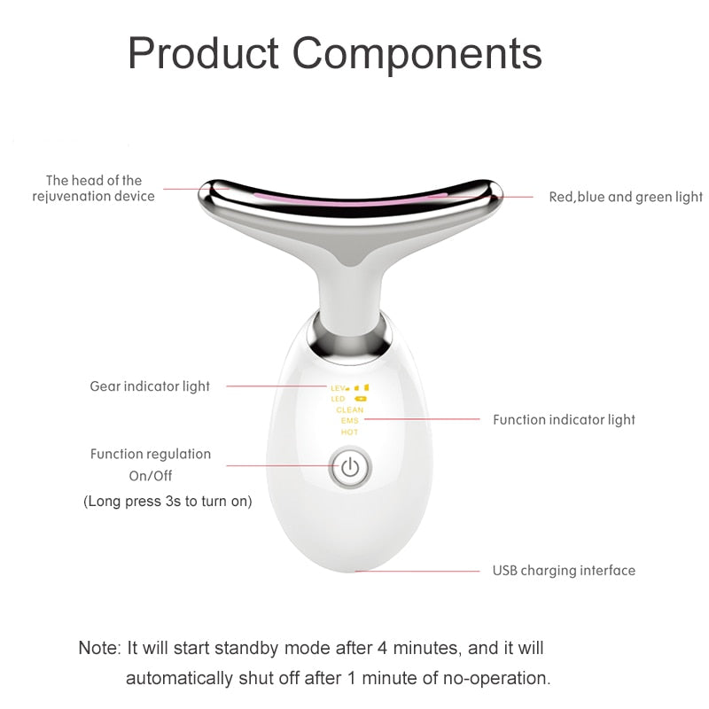 Urządzenie SkinGlow+ Pro™ Micromasage do liftingu twarzy