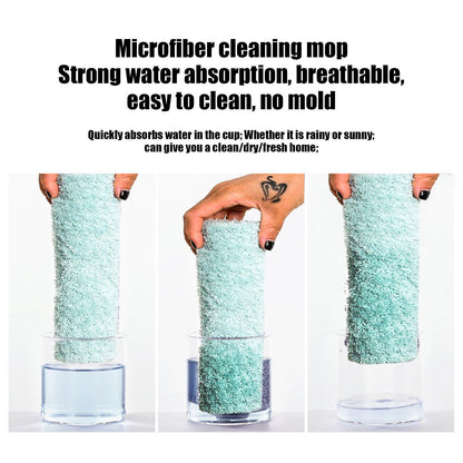 Mop płaski SmartWipe™ z wielorazowymi, zmywalnymi chusteczkami