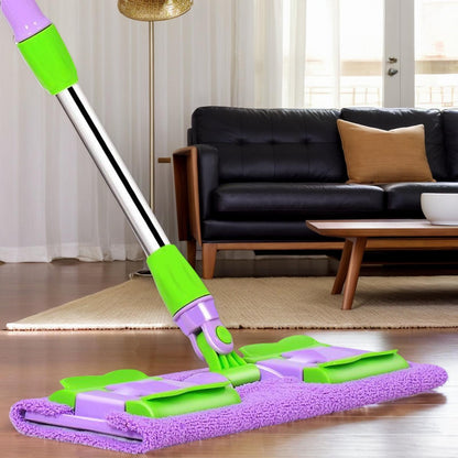 Mop płaski SmartWipe™ z wielorazowymi, zmywalnymi chusteczkami
