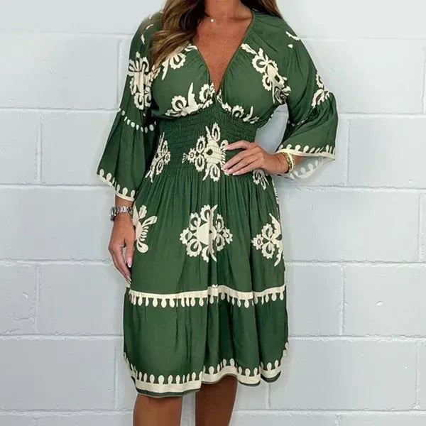 Sukienka damska boho w kwiaty Ulfa Carboni™