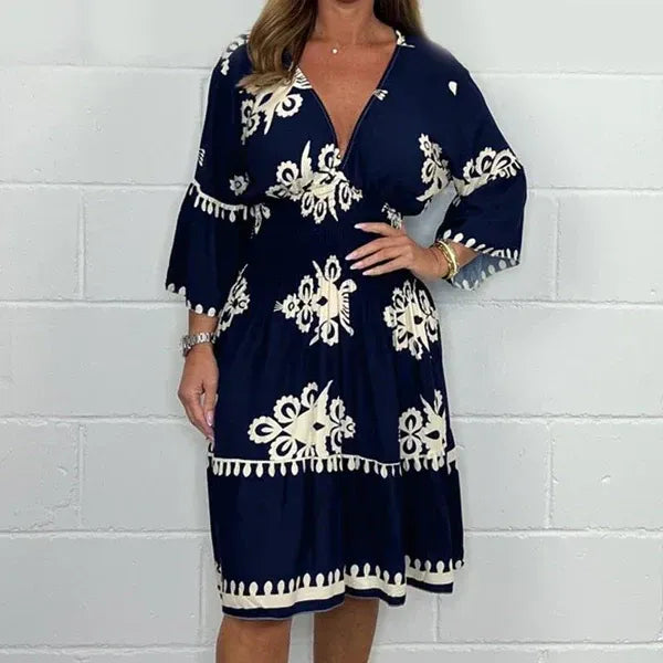 Sukienka damska boho w kwiaty Ulfa Carboni™
