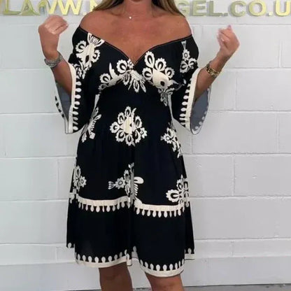 Sukienka damska boho w kwiaty Ulfa Carboni™
