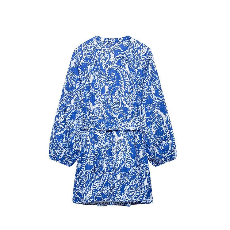 Sukienka mini boho Venera Nesci™ z paskiem