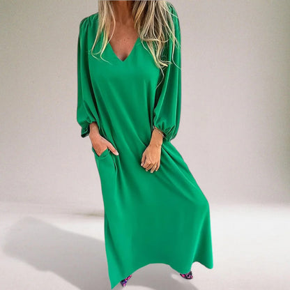 Lena Portanova™ Elegancka sukienka maxi w stylu boho