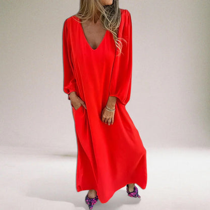 Lena Portanova™ Elegancka sukienka maxi w stylu boho